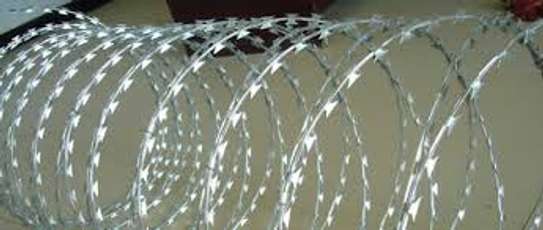 razor wire fence, electric fence installation  razor wire image 3