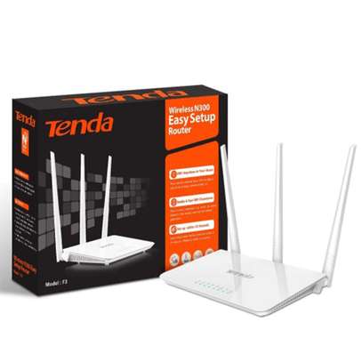 Tenda N300 Wireless Wi-Fi Router with High Power image 1