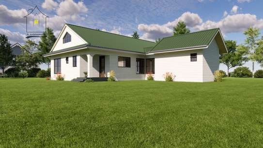 An elegant four-bedroom farmhouse image 2