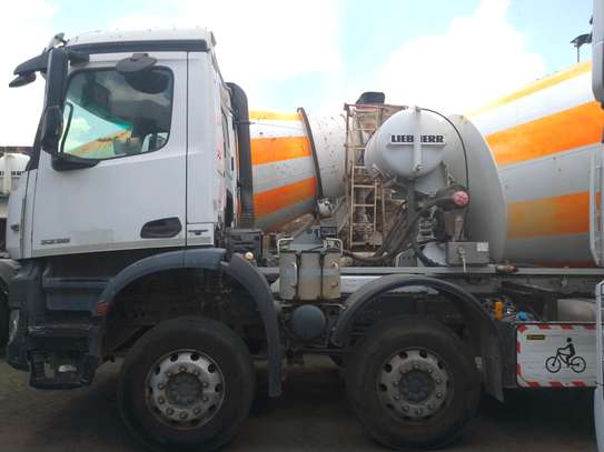 Concrete mixer truck image 4