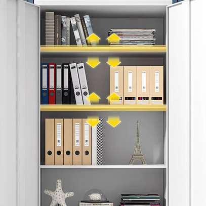 Office Cabinet: 2-Door Full Glass Storage Cabinet image 4