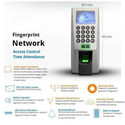 ZKT eco F18 Access Control Time Clock Attendance System image 2