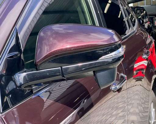 Toyota harrier maroon sunroof 2016 image 5