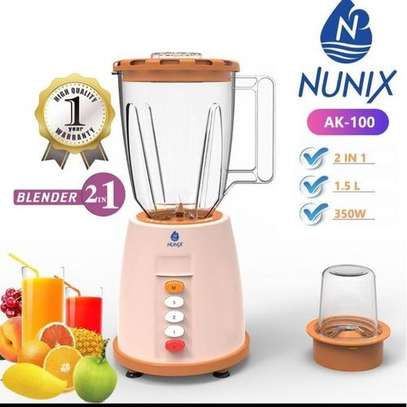 Nunix 2 In 1 Blender With Grinding Machine 1.5 Ltrs image 1