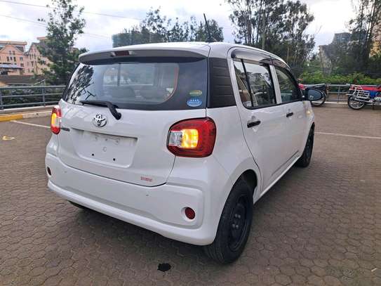 Toyota passo white color 2017 model fully loaded. image 1