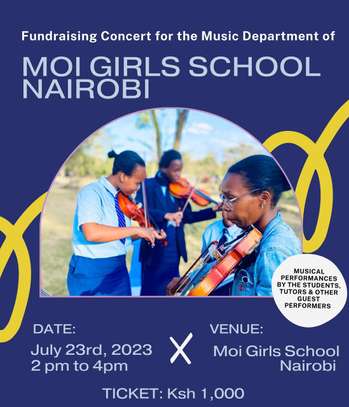 Moi Girls School Nairobi Music Department Fundraising Concert image 1