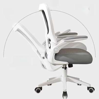 Office Chair: white Orthopedic chair image 2