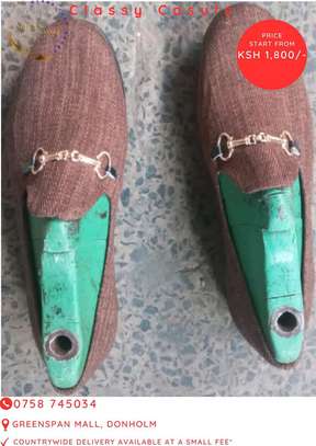 Mens leather loafers shoes image 6