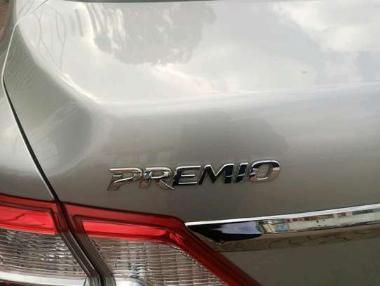 Toyota Premio silver color 2017 model fully loaded image 8