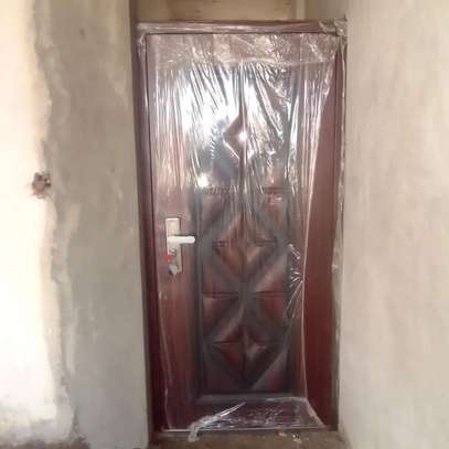 Steel double door with a vent. image 4