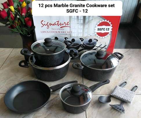 Granite marble cookware image 1
