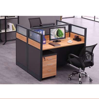 Two-Person Modular Workstation for Office image 3