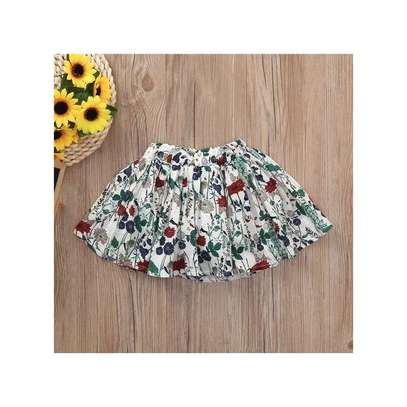 Baby Girl Floral Skater Skirt Cream White in Nairobi CBD Moi