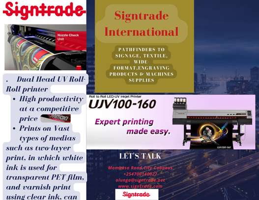 Mimaki UV Roll To  Roll Printer UJV100-160 image 1