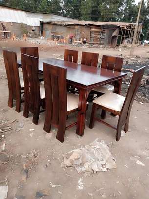 Mahogany Framed  8 Seater Dining Table Sets image 1
