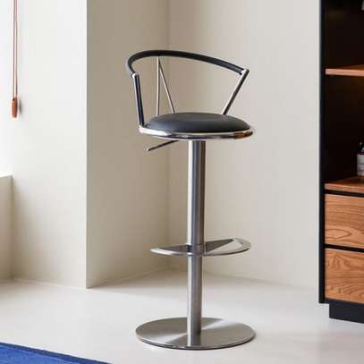 Barstool: Adjustable Swivel Gas Lift Barstool image 1