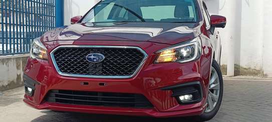 Subaru Legacy B4 2017 red wine image 1