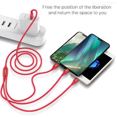 Pisen 3-in-1 Charge Cable 3A Quick Charge Cord image 2