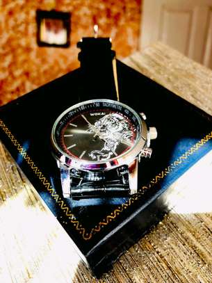 WOKAI Quartz Stainless-Steel Stylish Wristwatches for Men image 4