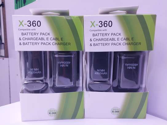 xbox 360 Battery 4800mAh Rechargeable Battery Pack Charger image 2