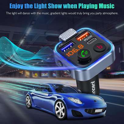 Car Bluetooth-compatible 5.0 FM Transmitter image 1