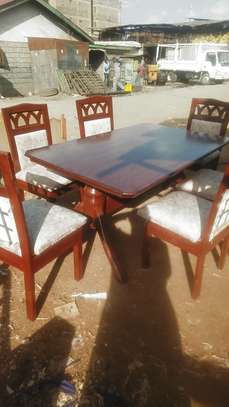 Dining Table, 6 seater Mahogany image 1