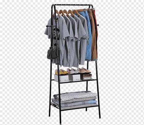 Steel cloth organizer rack image 1