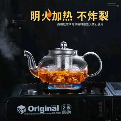 High Borosilicate glass tea/Coffee pot image 3