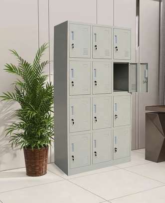 OFFICE CABINET: Mini 12 Locker Office Cabinet image 1