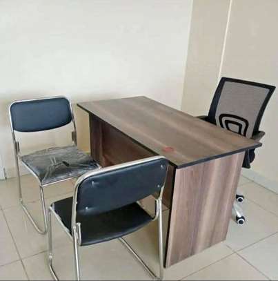 Computer Office Desk & Chair Combo  Finish image 2