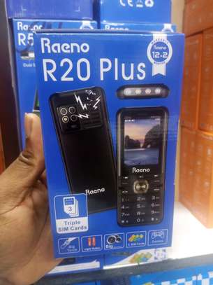 Raeno R20 plus 3lines button phone image 1