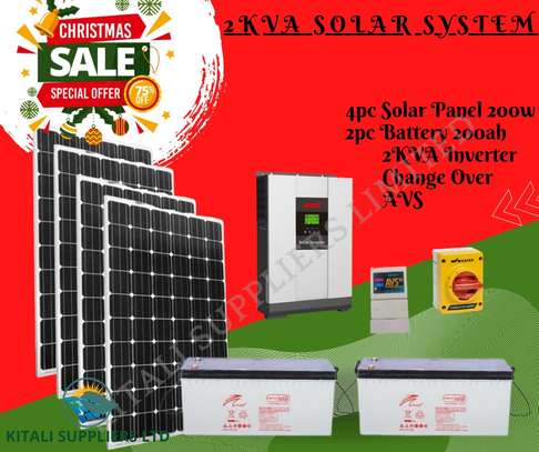 600w solar fullkit for  Christ mass image 1