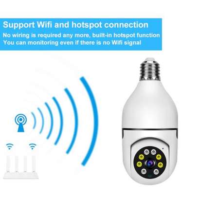 360° PANORAMIC PTZ BULB CCTV SECURITY WiFi CAMERA image 3