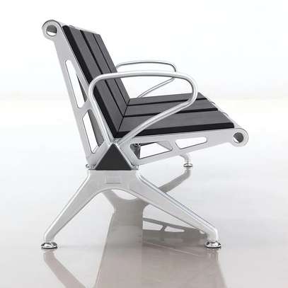 Office Bench: Modern 3 Seater Bus Station Reception Bench image 2