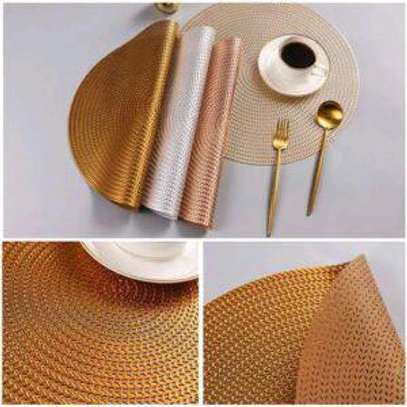 Classy non ~ woven  tablemats  6pcs Material PVC image 3