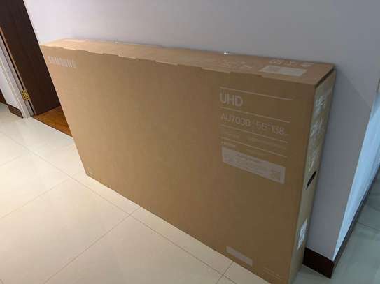 55 samsung AU7000 Smart UHD Television - Ramadan Sale image 1