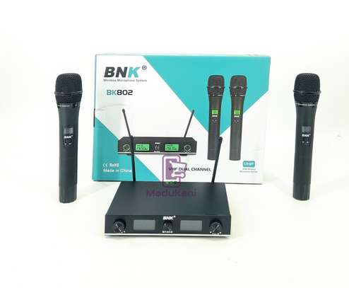 New Improved BNK 802 VHF Dual Channel Microphone System image 2