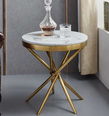 Coffee Table : Simple Iron Living Room Coffee Table image 1