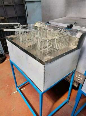 Stainless steel chips fryer image 1