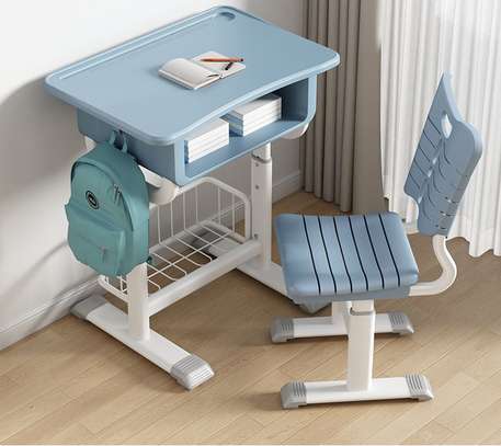 Office Combo : Modern Ergonomic Kid’s Desk and Chair Set image 5