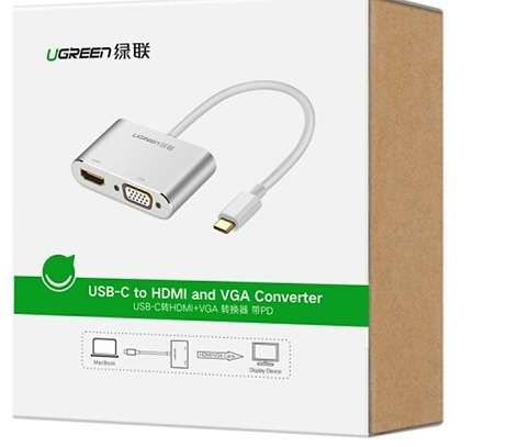 UGREEN USB 3.0 to HDMI + VGA Converter - CM449 image 1