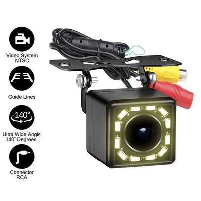 12 Lights Plug-In Square Reversing Camera image 1