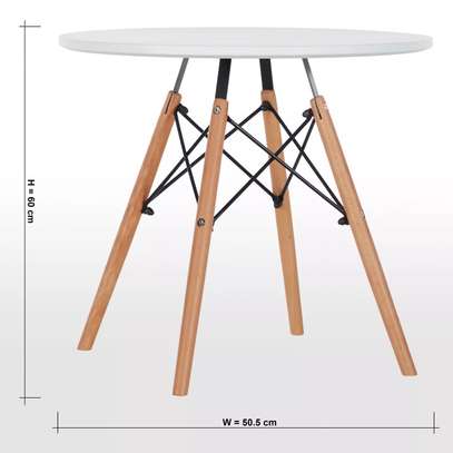 Dining Tables;White Round Dining Table In Tabaka image 5