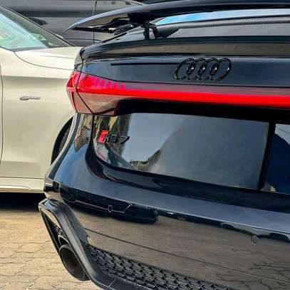 Audi RS7 Black High-Performance Sedan LED image 14