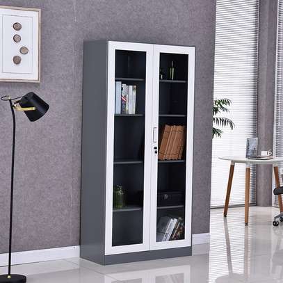2-Door Glass Front Filing Cabinet image 3