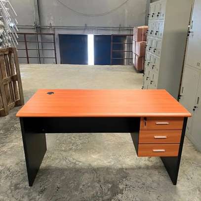 1.4 M Iported Wooden 3 Drawer Economic Desk image 14