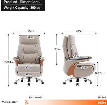 Leather High Back Executive Director's Chair image 4