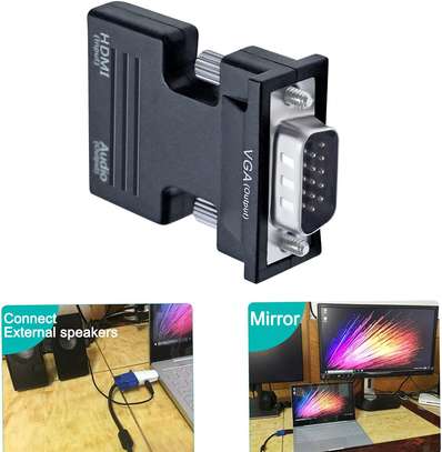 HDMI TO VGA Converter Adapter Cable image 2