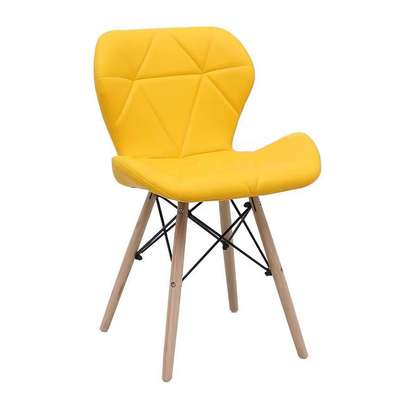 Dining Chair; Stylish Eames dining chair in Tabaka image 6