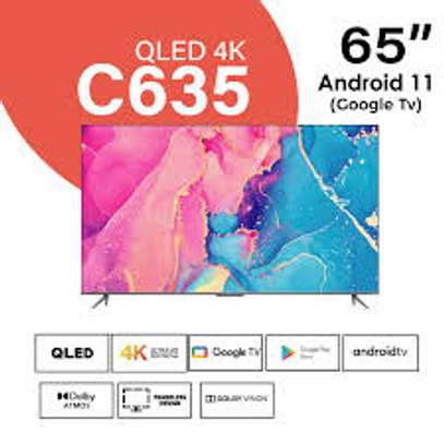 TCL 65" Smart QLED 4k UHD Frameless Android+ Bluetooth. image 1